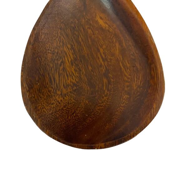 2 Wooden Bowls Pineapple Shape Philippines Hand Carved Folk Art Dining MCM VTG - Picture 12 of 15